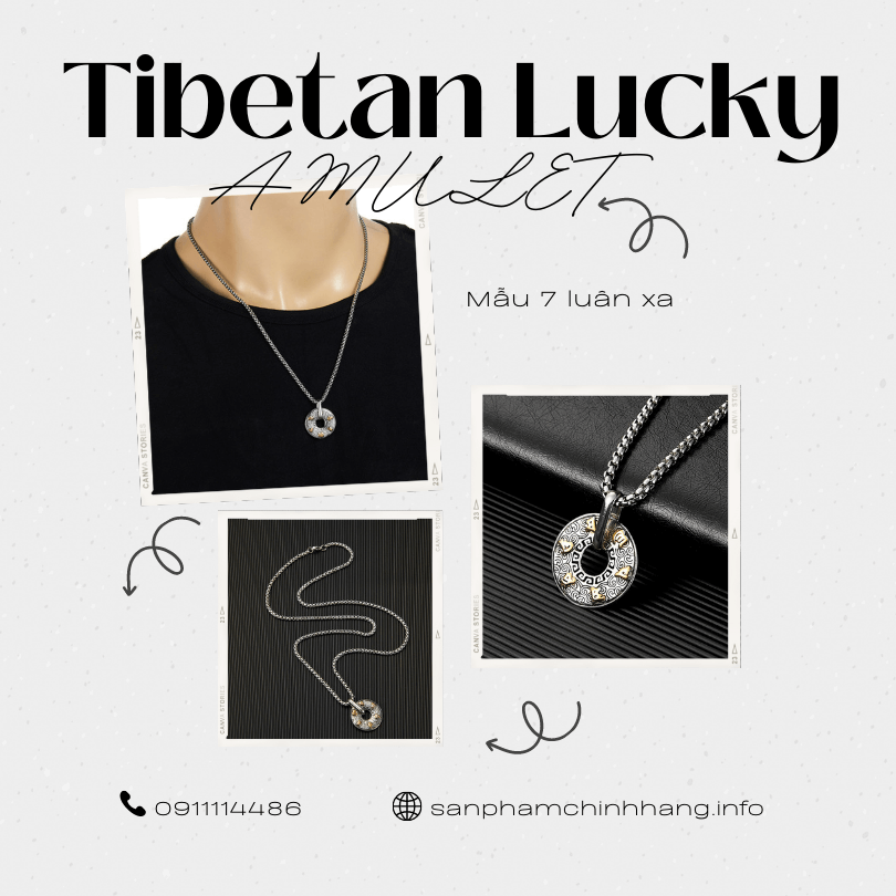 Bùa hộ mênh Tibetan Lucky Amulet